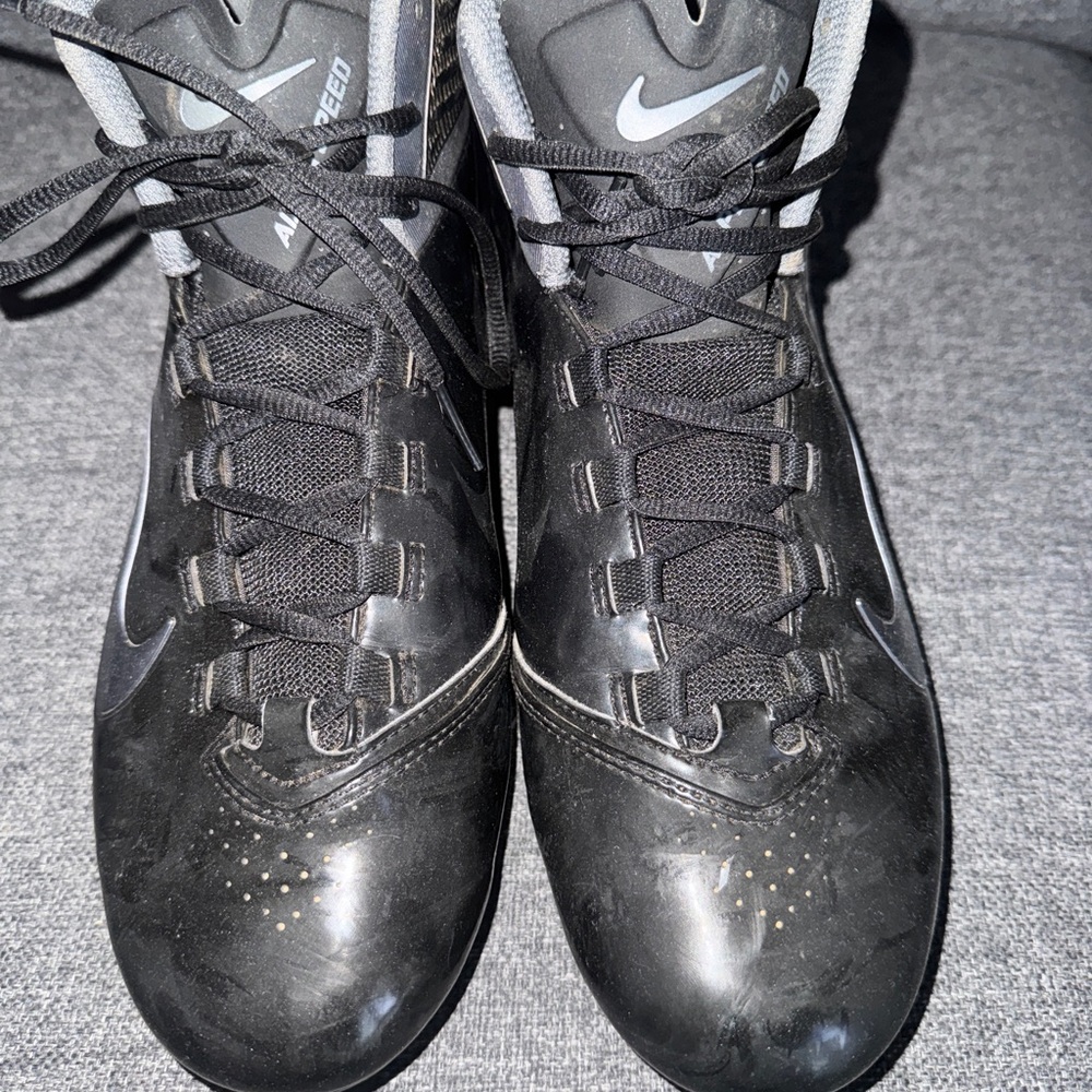 NIKE Alpha Speed Black Cleats | Size 11.5 US